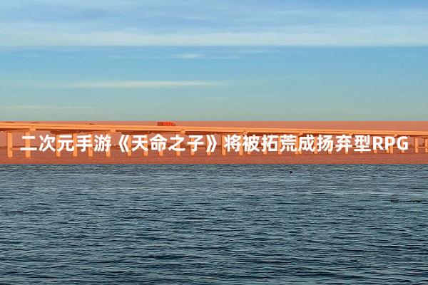 二次元手游《天命之子》将被拓荒成扬弃型RPG