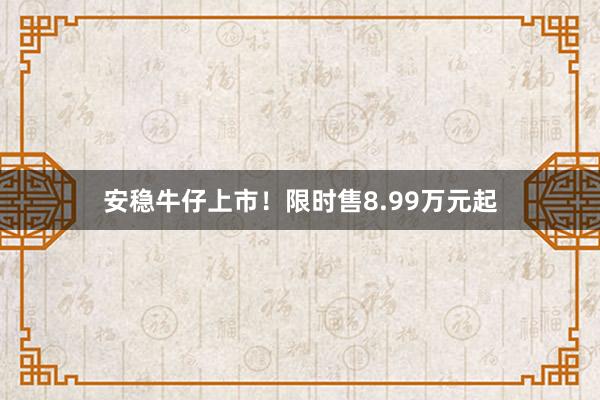 安稳牛仔上市！限时售8.99万元起