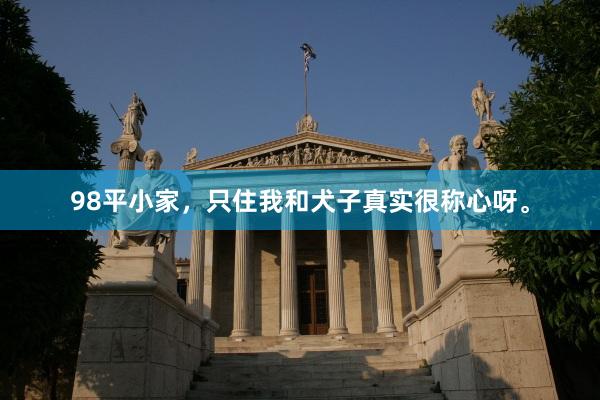 98平小家,只住我和犬子真实很称心呀。